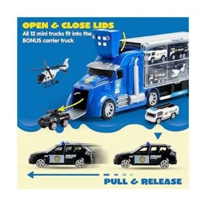 JOYIN Juego de juguetes 25 en 1 para camión de rescate de_6
