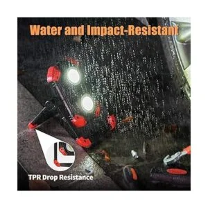 Luz de trabajo LED recargable 2 COB 2500LM plegable luz_6