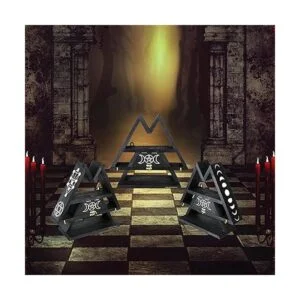 Pracaniz Estante de cristal con cajón de solapa y ganchos_2