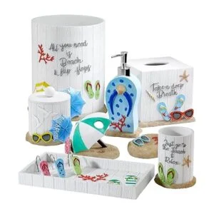 Avanti Linens Beach Mode Collection Cesta de basura_3