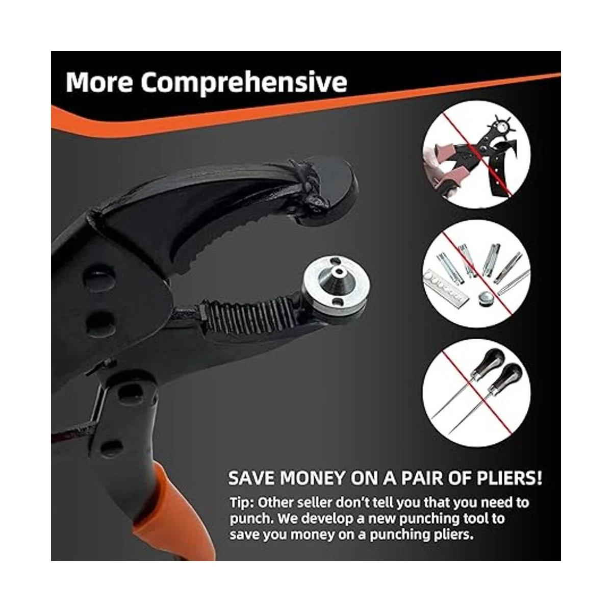 Heavy Duty Snap Fastener Tool Adjustable Snap Setter Tool_3