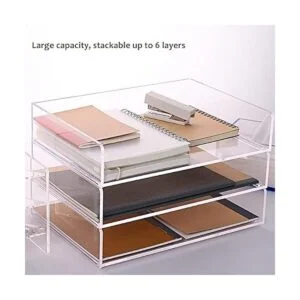 SANRUI Bandeja de acrílico apilable para cartas_3