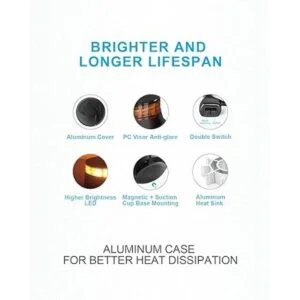 Agrieyes Faro ámbar de 4.2 pulgadas 7 modos intermitentes_2