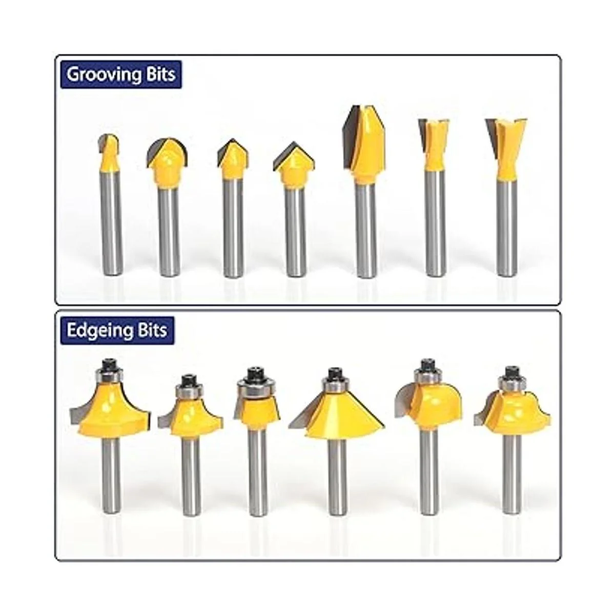 MNA Juego de brocas de enrutador de 25 piezas de 14_2