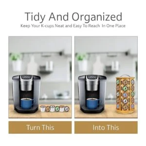 Eltow Carrusel de bambú para cápsulas de café compatible_6