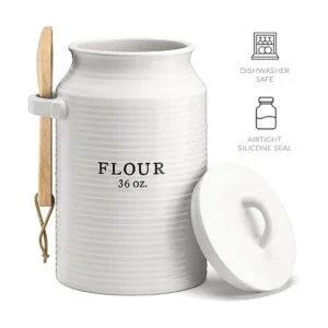 Barnyard Designs Recipiente de cocina de harina para_5