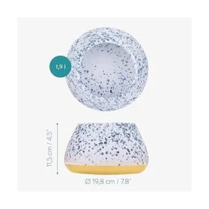 Navaris Cuenco de cerámica para perros Cuenco de agua y_4