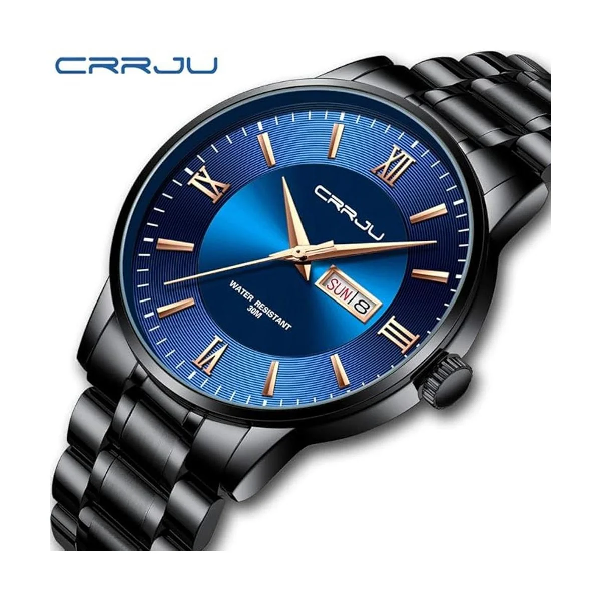 CRRJU Relojes minimalistas casuales de lujo para hombre_2