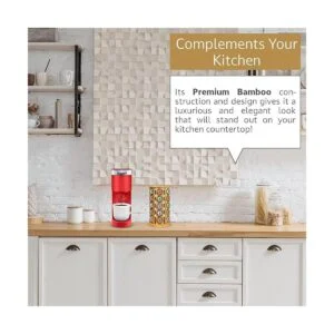 Eltow Carrusel de bambú para cápsulas de café compatible_7