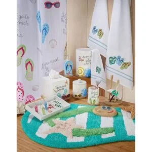 Avanti Linens Beach Mode Collection Cesta de basura_4