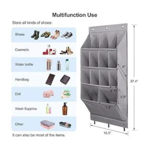 Fentec Organizador de zapatos para colgar sobre la puerta_3