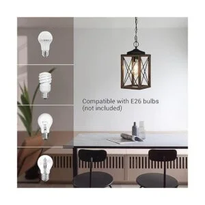 EDISHINE Lámpara colgante de granja lámpara colgante de_4