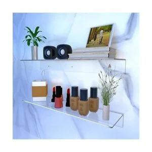 Sezanrpt Estantes flotantes transparentes de 24 pulgadas_5