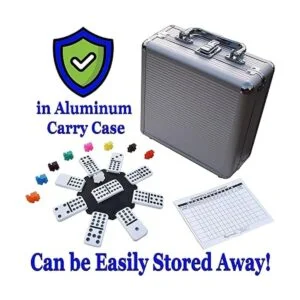 Juego de dominó de tren mexicano para adultos juego de_4