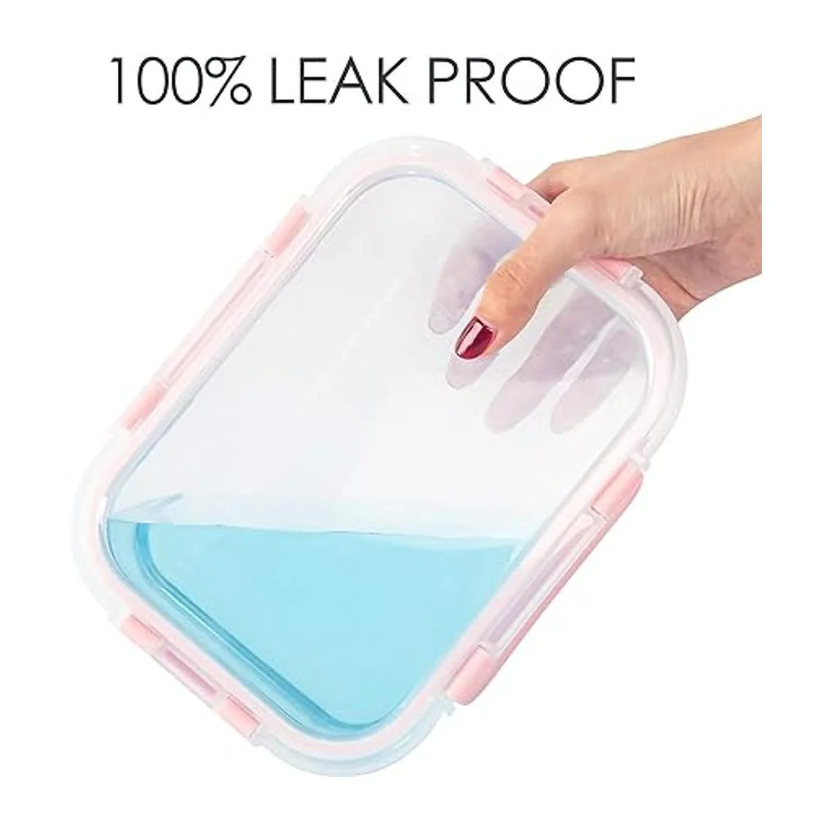 Paquete de 10 recipientes de vidrio para almacenamiento de_4