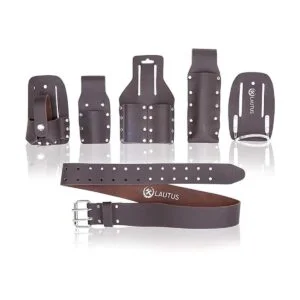 LAUTUS Cinturón de andamio Cinturón de andamio de cuero_2