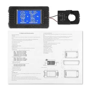 2 piezas de medidor de potencia de CA CA 80260 V 100 A_5