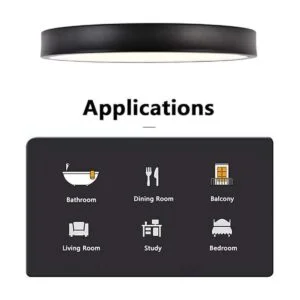 SOTTAE Paquete de 2 lámparas de techo LED de montaje_2