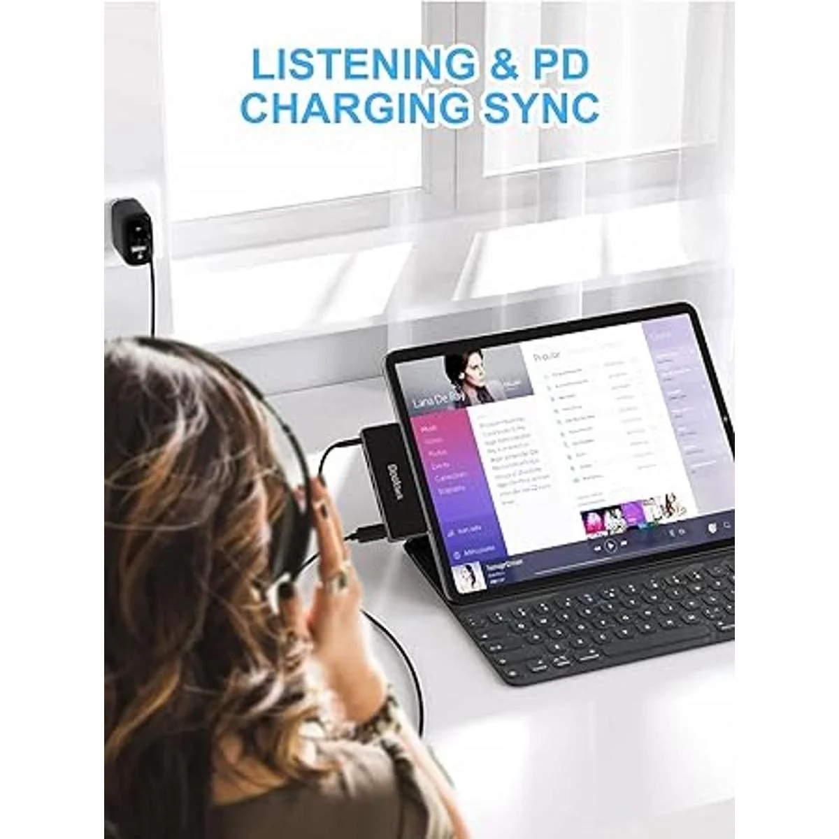 Adaptador de concentrador USB C para iPad Pro Dockteck 5_5