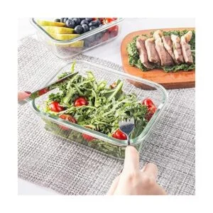 Paquete de 10 recipientes de vidrio para almacenamiento de_7