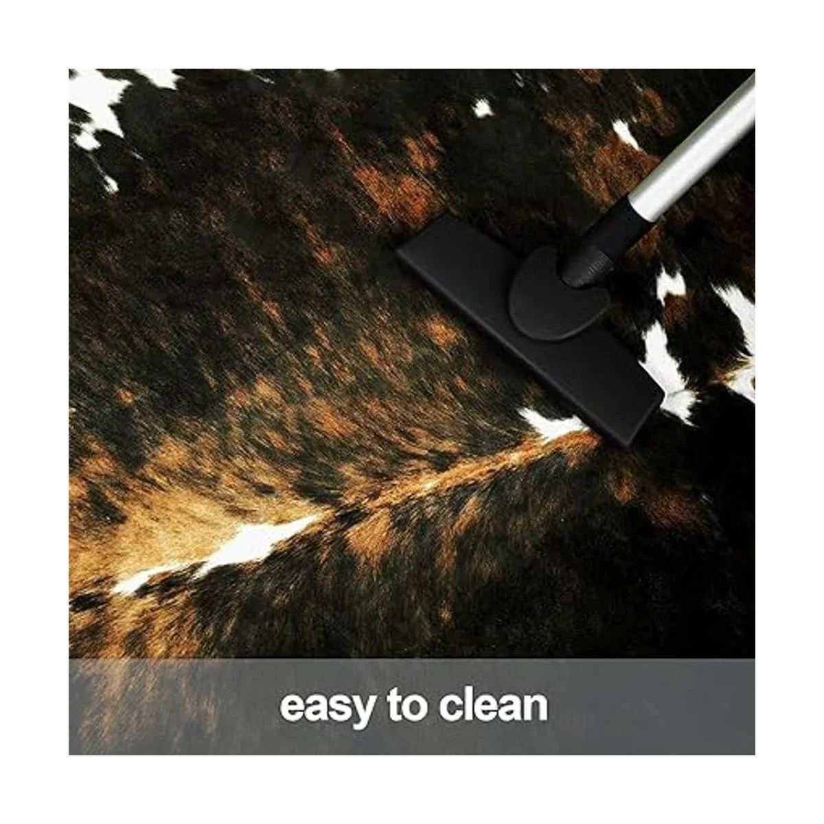 Amearea Alfombra de piel sintética de vaca alfombras con_2