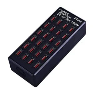 Estación de carga USB de 24 puertos de 100 W 20 A_1