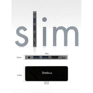 Adaptador de concentrador USB C para iPad Pro Dockteck 5_6