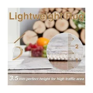 JINCHAN Alfombra persa de 3 x 5 pulgadas estilo vintage_5