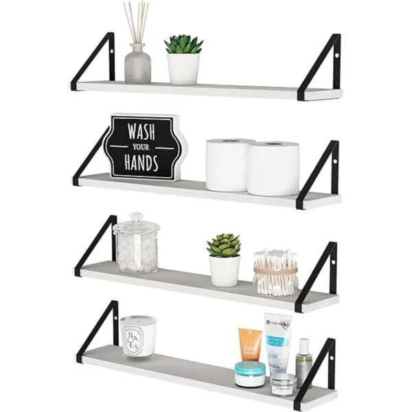 Wallniture Estantes de baño Ponza para almacenamiento en_1