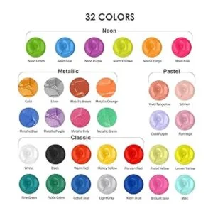 Funto Pintura acrílica para vertido juego de 36 botellas_2