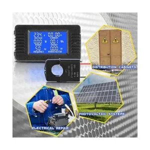 2 piezas de medidor de potencia de CA CA 80260 V 100 A_6