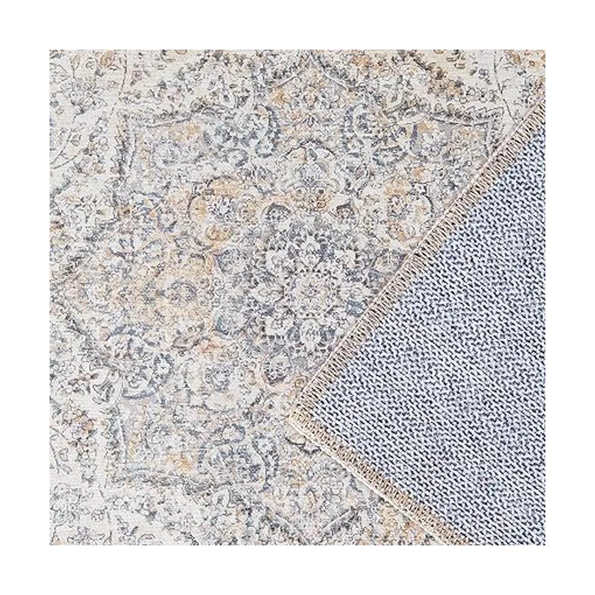 JINCHAN Alfombra persa de 3 x 5 pulgadas estilo vintage_3