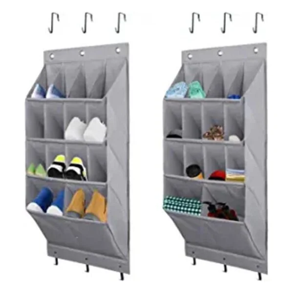 Fentec Organizador de zapatos para colgar sobre la puerta_1