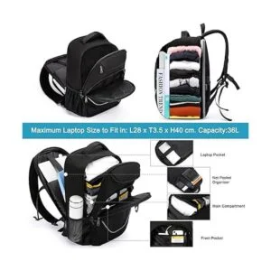 Mochila de viaje para laptop mochila grande antirrobo_2