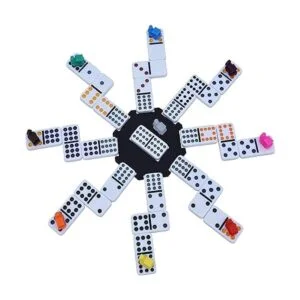 Juego de dominó de tren mexicano para adultos juego de_5