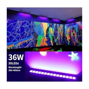 YQNLIFA Barra de luz LED negra mejorada de 36 W paquete_2