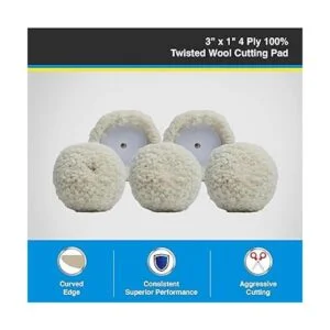 Lake Country Almohadilla de corte 100 lana trenzada de 4_2