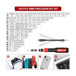 STREBITO Juego de destornilladores de precisión de 191_3