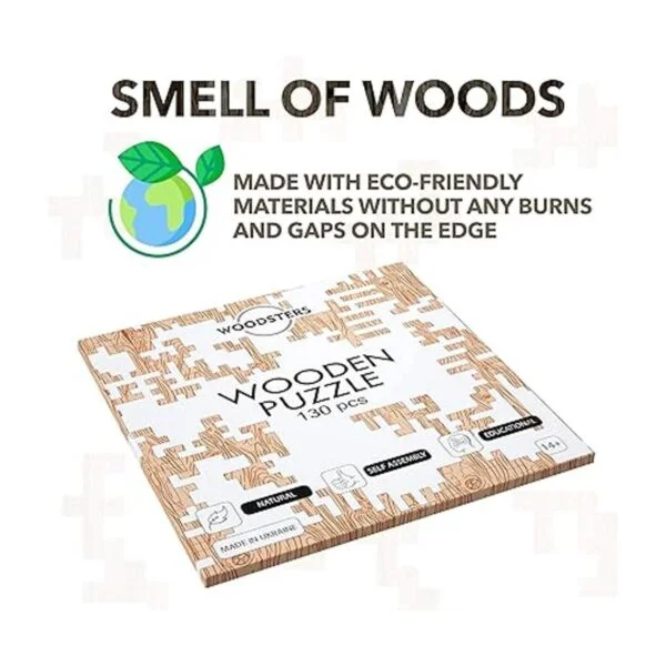 WOODSTERS Rompecabezas de madera que se dobla la mente el_4