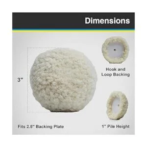 Lake Country Almohadilla de corte 100 lana trenzada de 4_3