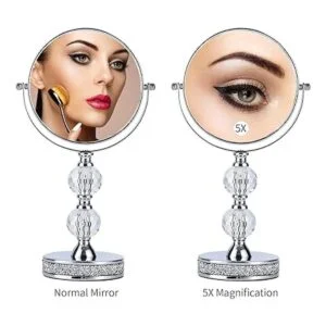 Espejo de maquillaje espejo giratorio de 360 grados_7