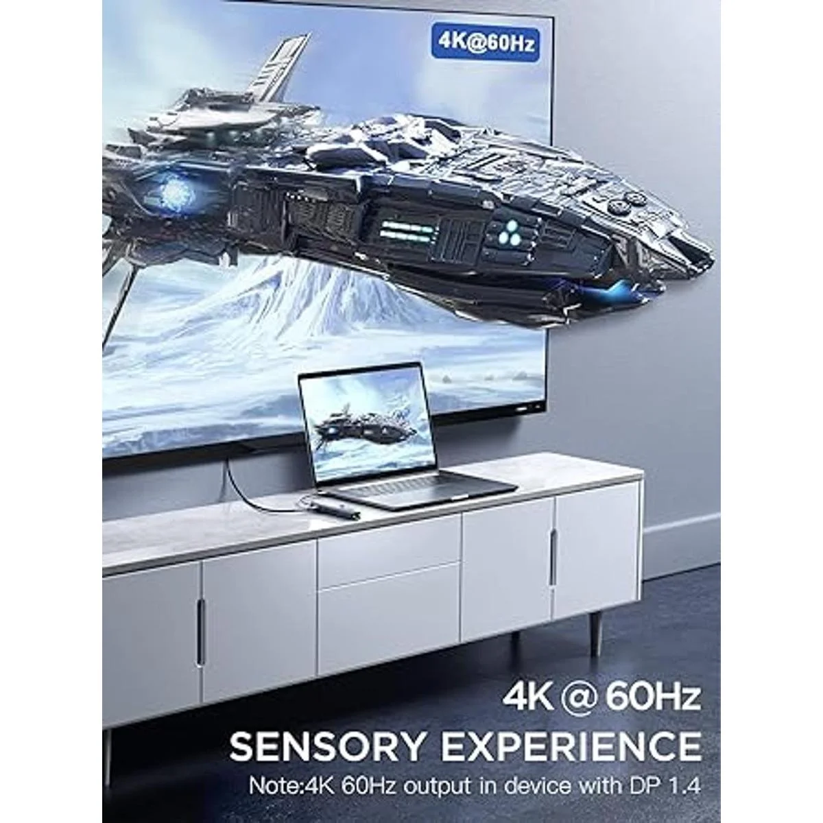 Hub USB C Ethernet HDMI 6 en 1 USBC a 4K 60Hz 100W PD_3