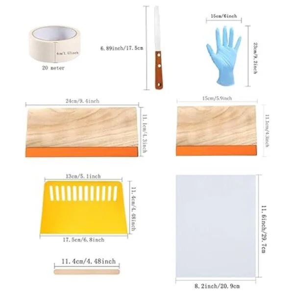 Caydo El kit de inicio de serigrafía de 31 piezas incluye_3