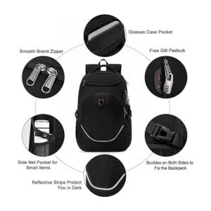 Mochila de viaje para laptop mochila grande antirrobo_6