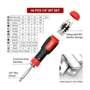 STREBITO Juego de destornilladores de precisión de 191_2