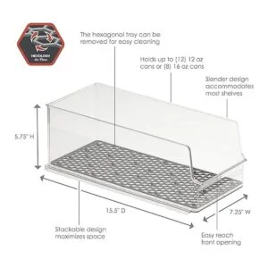 Spectrum Diversified Hexa Contenedores altos apilables en_2