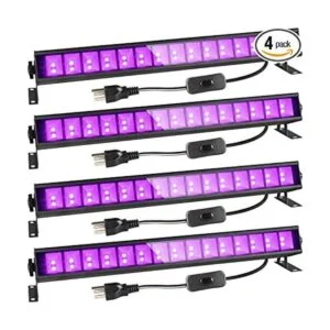 YQNLIFA Barra de luz LED negra mejorada de 36 W paquete_1
