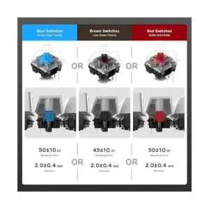 RK ROYAL KLUDGE RK920 Teclado mecánico de tamaño completo_6