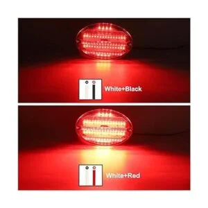 Partsam 2 luces traseras LED ovaladas de 8.5 pulgadas 40_3