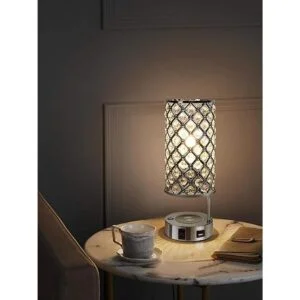 Lámpara de mesa de cristal con control táctil lámpara de_5